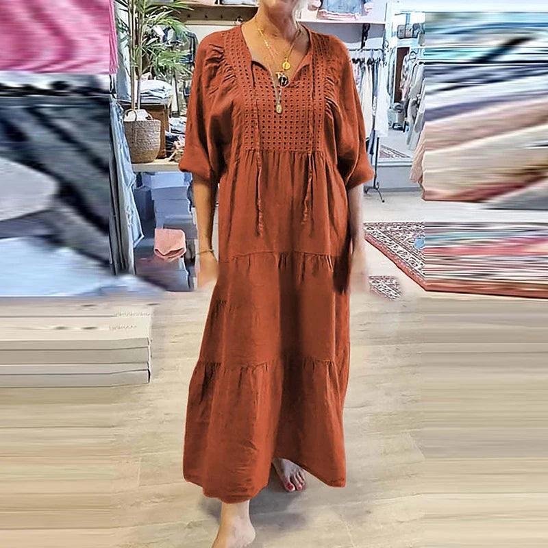 LINE™ | Robe mi-longue fluide – Image 6