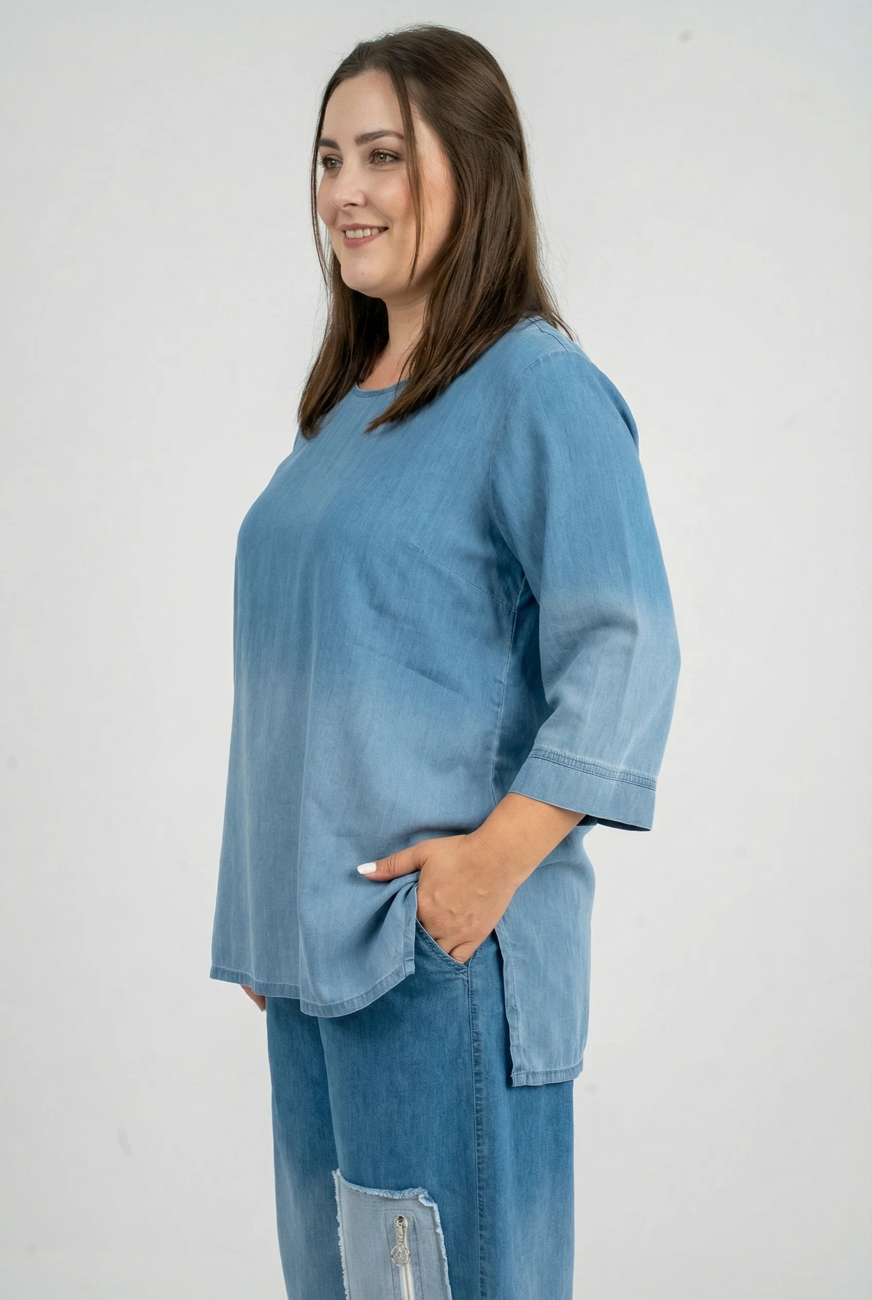 Chemise en denim 'Inea' – douce et légère – Image 3