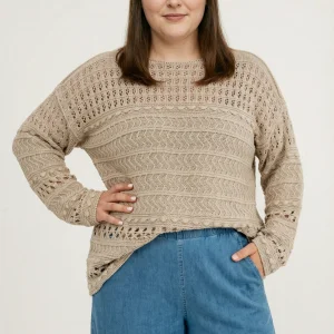 T-shirt en tricot 'Cotture' – Toucher doux, coupe élégante et aérée