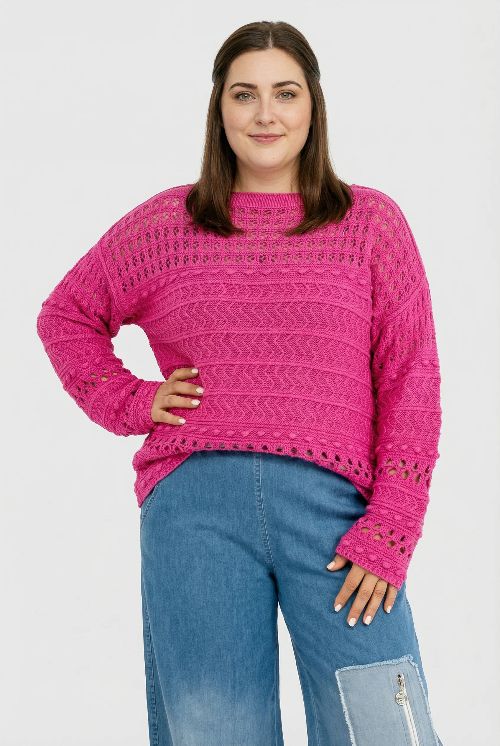 T-shirt en tricot 'Cotture' – Toucher doux, coupe élégante et aérée – Image 7