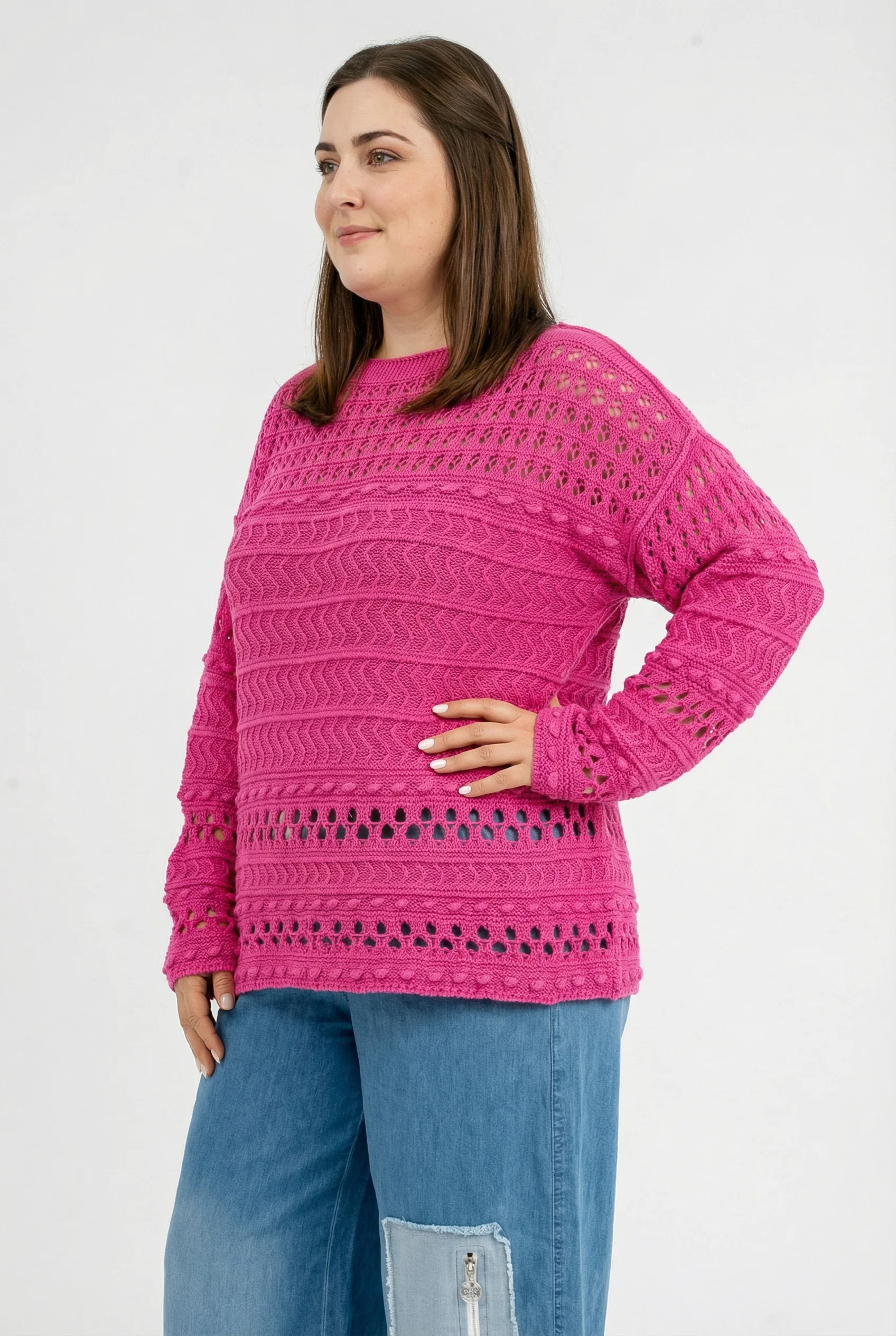 T-shirt en tricot 'Cotture' – Toucher doux, coupe élégante et aérée – Image 8