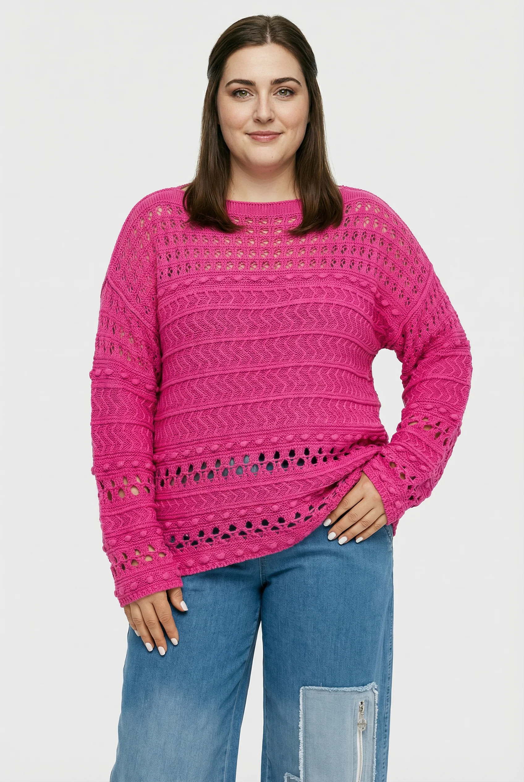 T-shirt en tricot 'Cotture' – Toucher doux, coupe élégante et aérée – Image 6