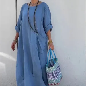 COROIA - ROBE BOHO EN COTON ET LIN