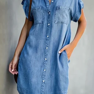 ELENORE - Robe en denim
