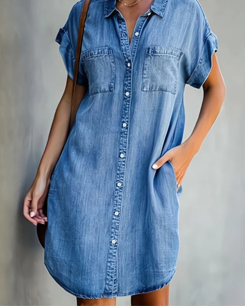 ELENORE - Robe en denim – Image 2