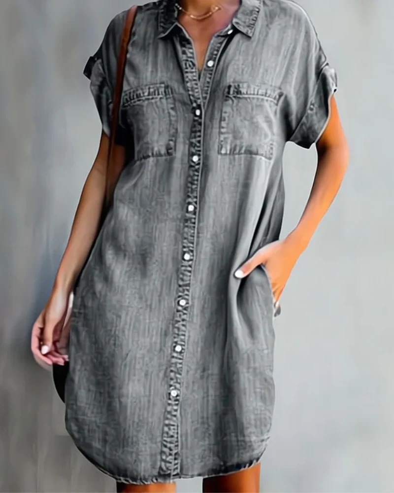 ELENORE - Robe en denim – Image 3