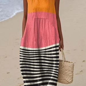 Ylina | Robe color block