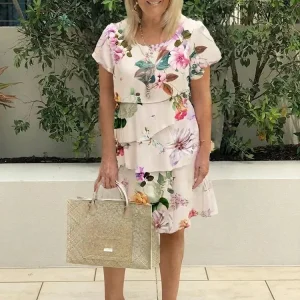 GINETTE | Robe élégante à fleurs