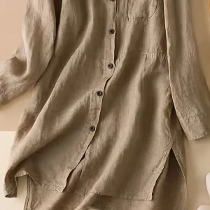 Amélie | Blouse en Lin Élégante