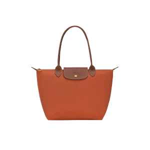 Éloane™ | Cabas Pliage Élégant Brique