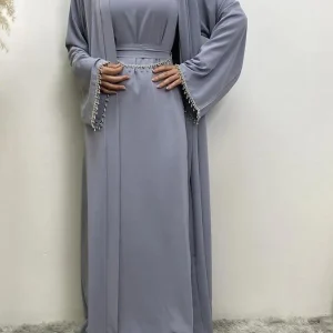 Abaya "Bleu Ciel"