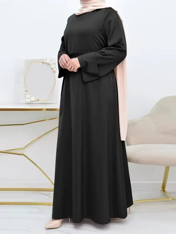 Abaya dubai ample noire – Image 3