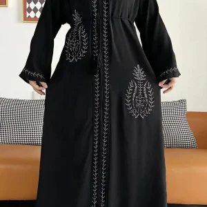 Abaya dubai luxe noir impérial