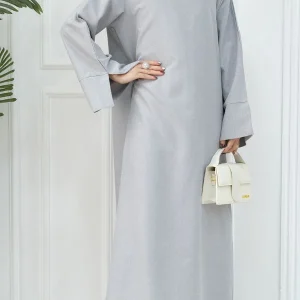 Abaya femme dubaï argent