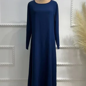 Abaya femme moderne bleu marine