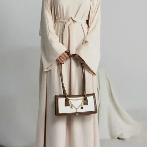 Abaya Kimono 2 pièces "Beige"