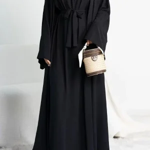 Abaya Kimono 2 pièces "Noire"