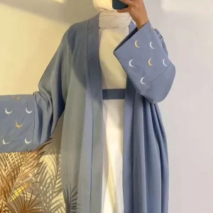 Abaya Kimono Luna Bleu Ciel