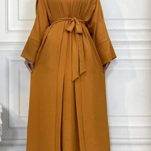 Abaya kimono "Ocre"