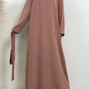 Abaya "Rose Poudré"