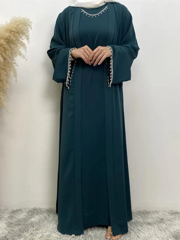 Abaya "Vert Émeraude" – Image 3