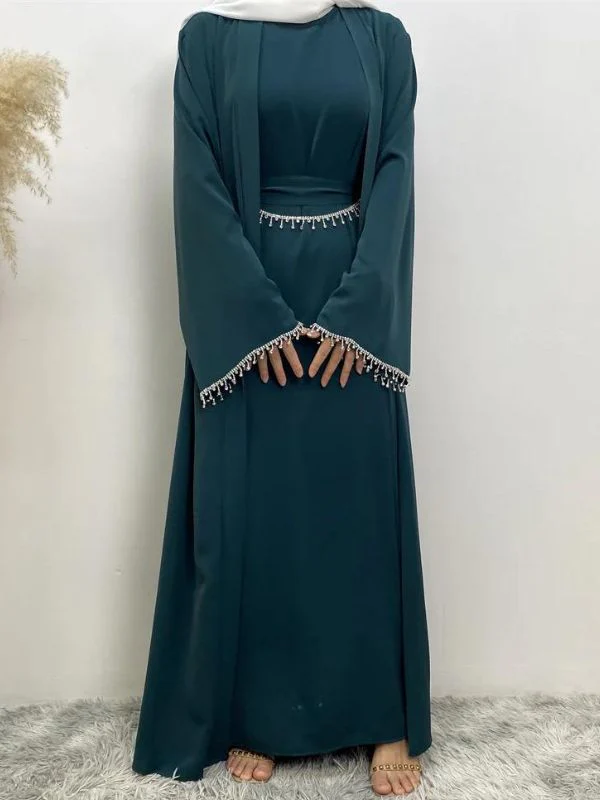Abaya "Vert Émeraude" – Image 4