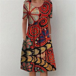 Louna | Robe Patchwork Moderne