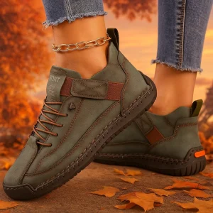 Mia™ | Baskets Confort Orthopédique Vert foncé