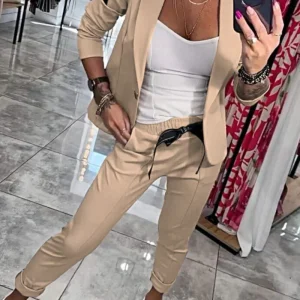 MALOU - ENSEMBLE TOP, VESTE ET PANTALON
