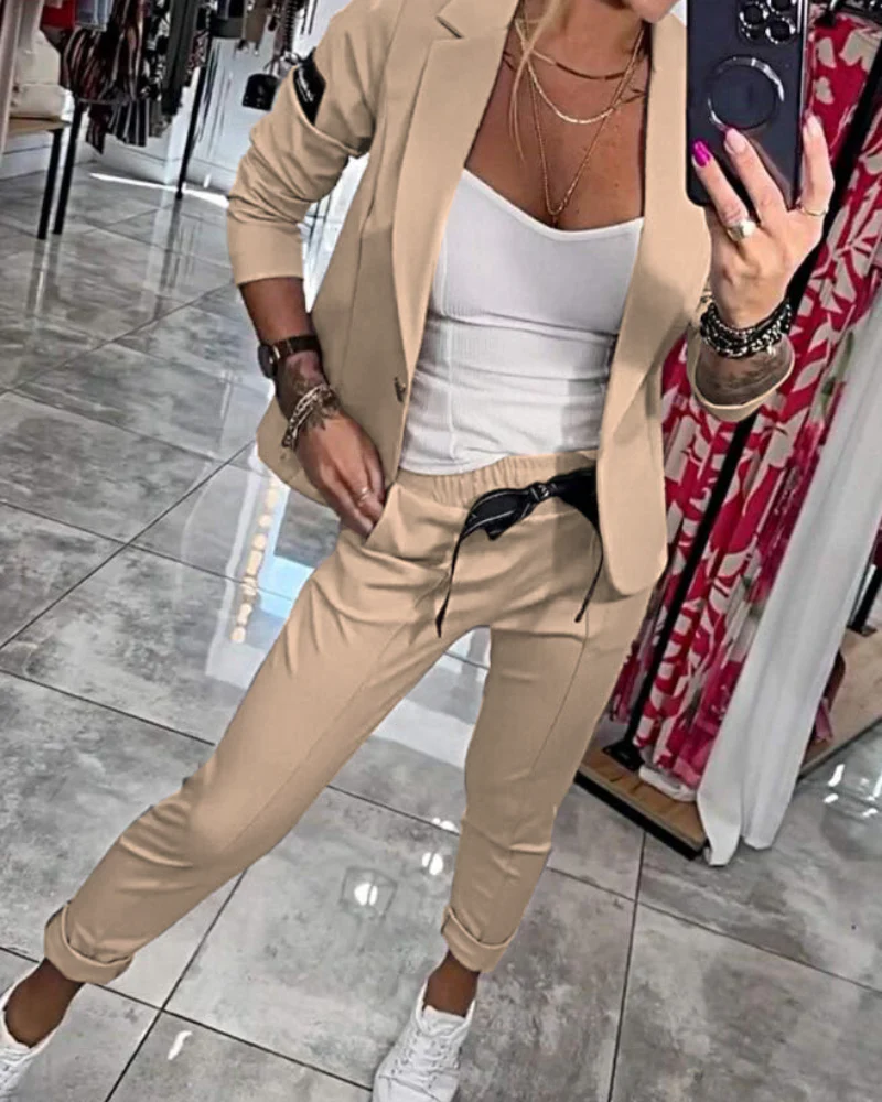 MALOU - ENSEMBLE TOP, VESTE ET PANTALON – Image 2