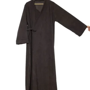 Robe abaya ref:2500 Robe Abaya en Velours Côtelé style kimono
