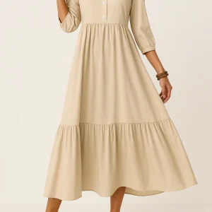 Élodie | Robe chemise fluide