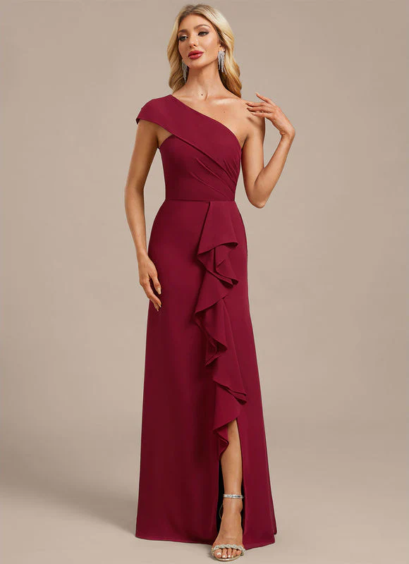 Robe Mousseline Bordeaux – Image 8