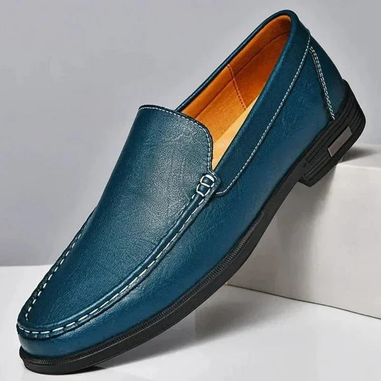 Mocassins pour hommes en cuir véritable italien