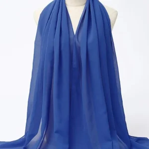 Hijab "Bleu Océan"