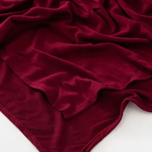 Hijab jersey en coton bordeaux