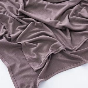 Hijab jersey en coton kaki