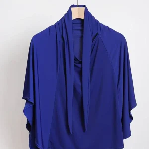 Hijab long "Bleu Royal"