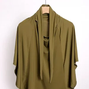 Hijab long "Vert Olive"