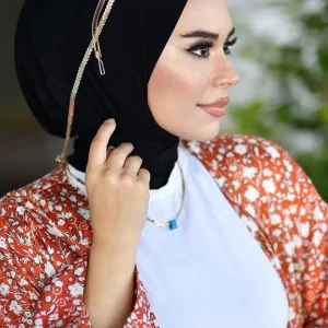 Hijab Maroc Noir Safi