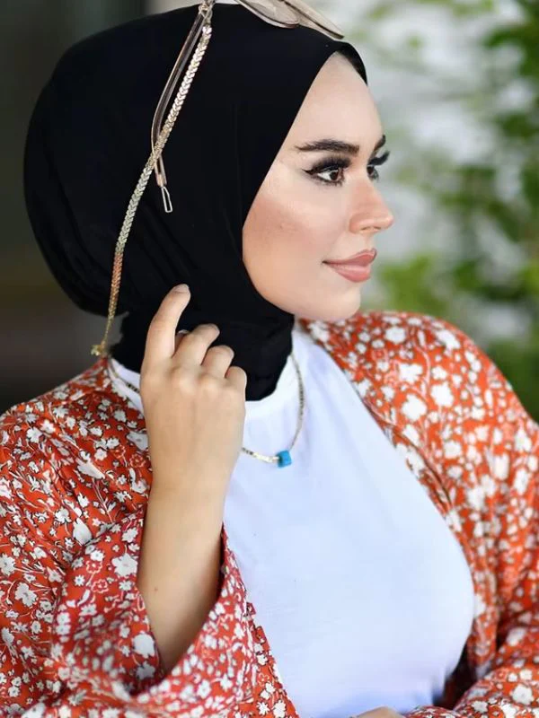 Hijab Maroc Noir Safi – Image 2