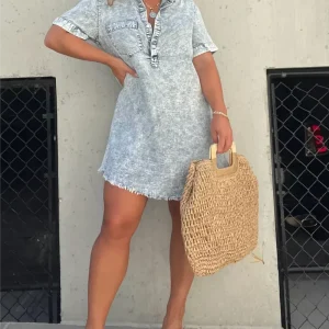 Vera - Robe Chemise en Jean