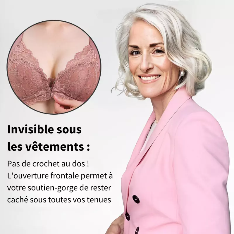 (PACK DE 3) Soutien-gorge Sans Fil Galbant Avec Fermeture Frontale – Image 3