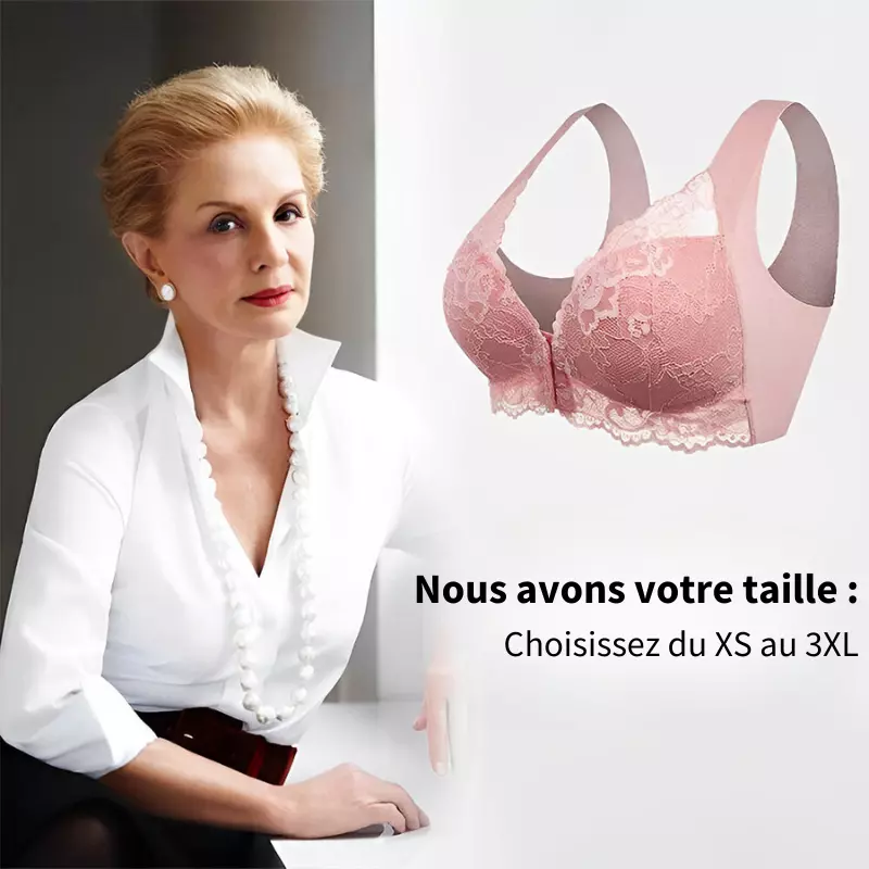 (PACK DE 3) Soutien-gorge Sans Fil Galbant Avec Fermeture Frontale – Image 8