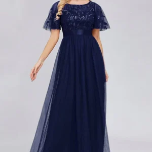 Robe Bleu Marine Chic