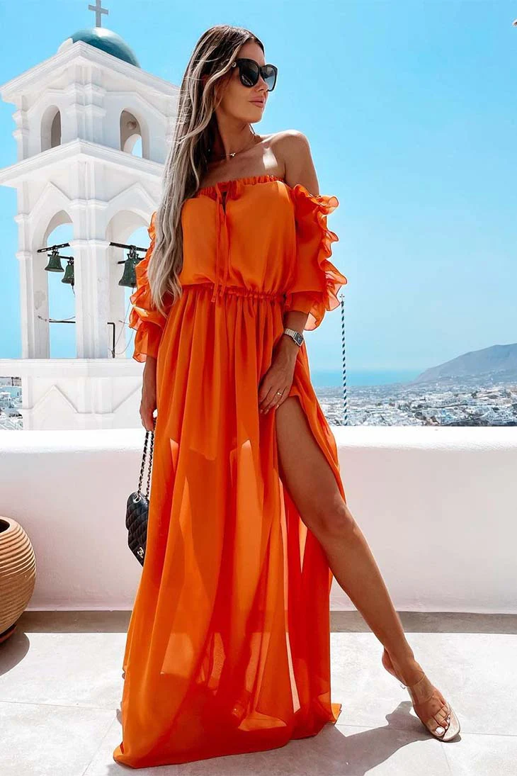 Robe Boheme Orange – Image 2