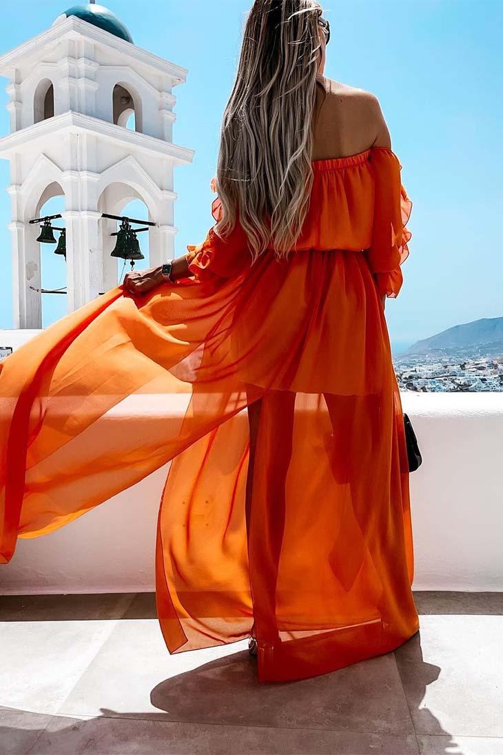 Robe Boheme Orange – Image 3