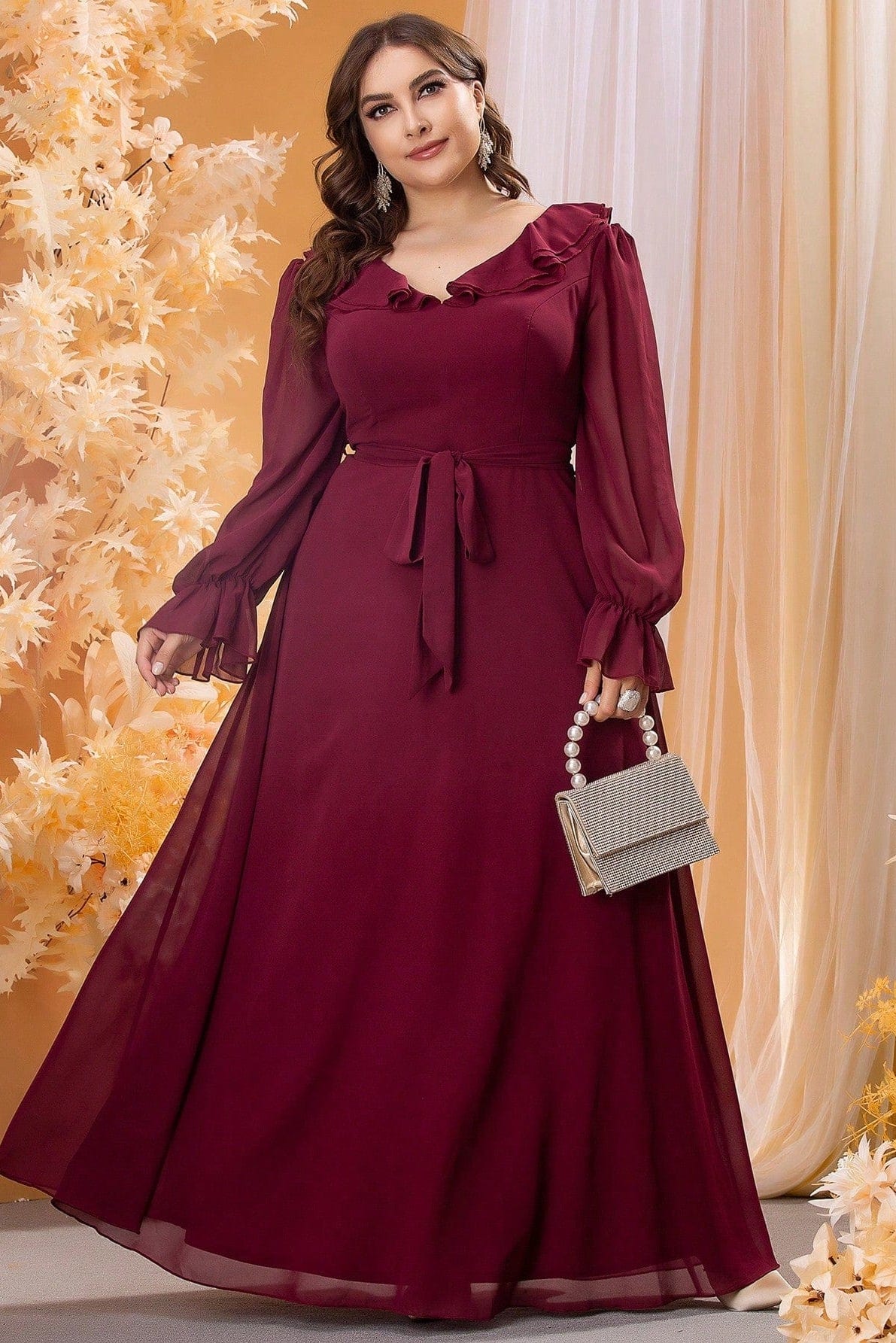 Robe Bordeaux Grande Taille – Image 7
