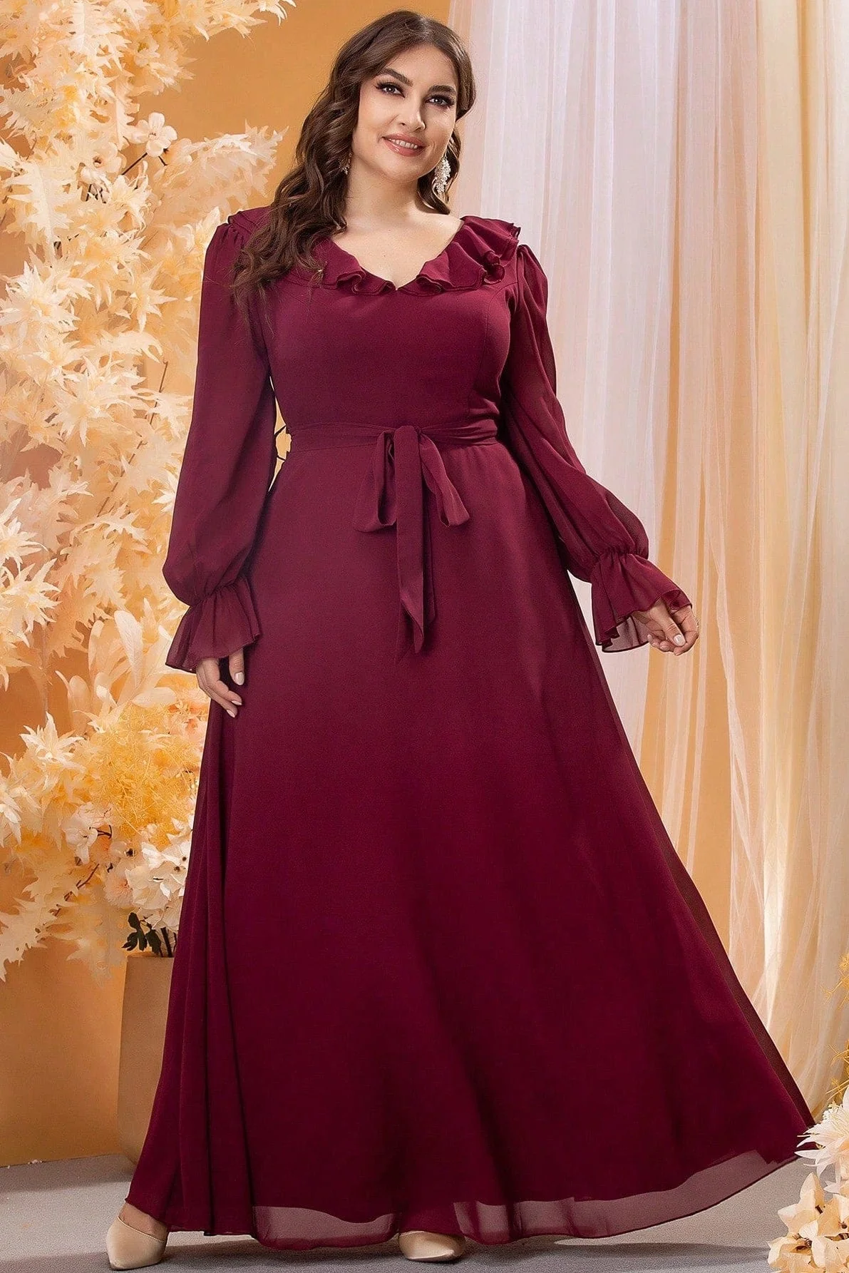 Robe Bordeaux Grande Taille – Image 6
