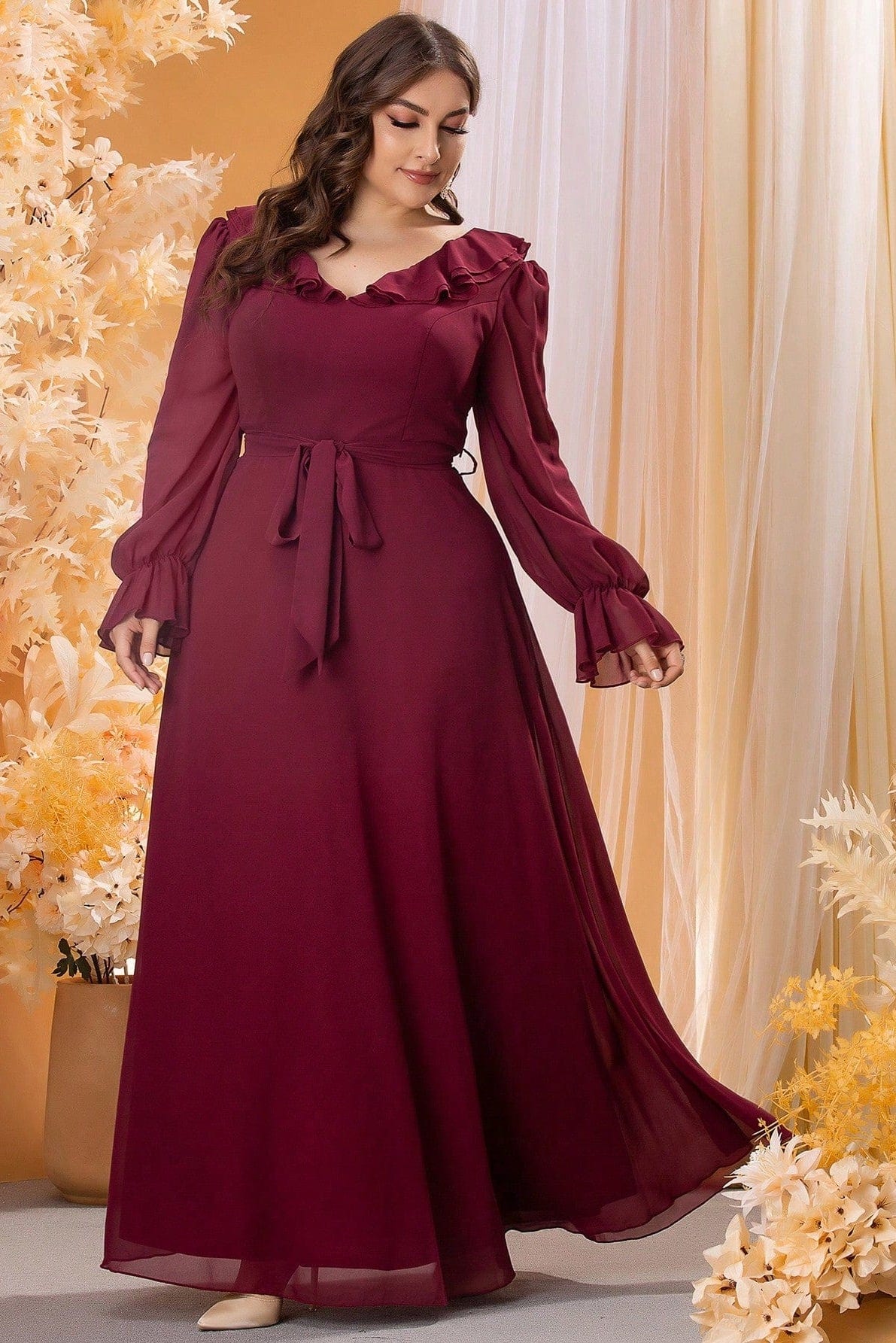 Robe Bordeaux Grande Taille – Image 5